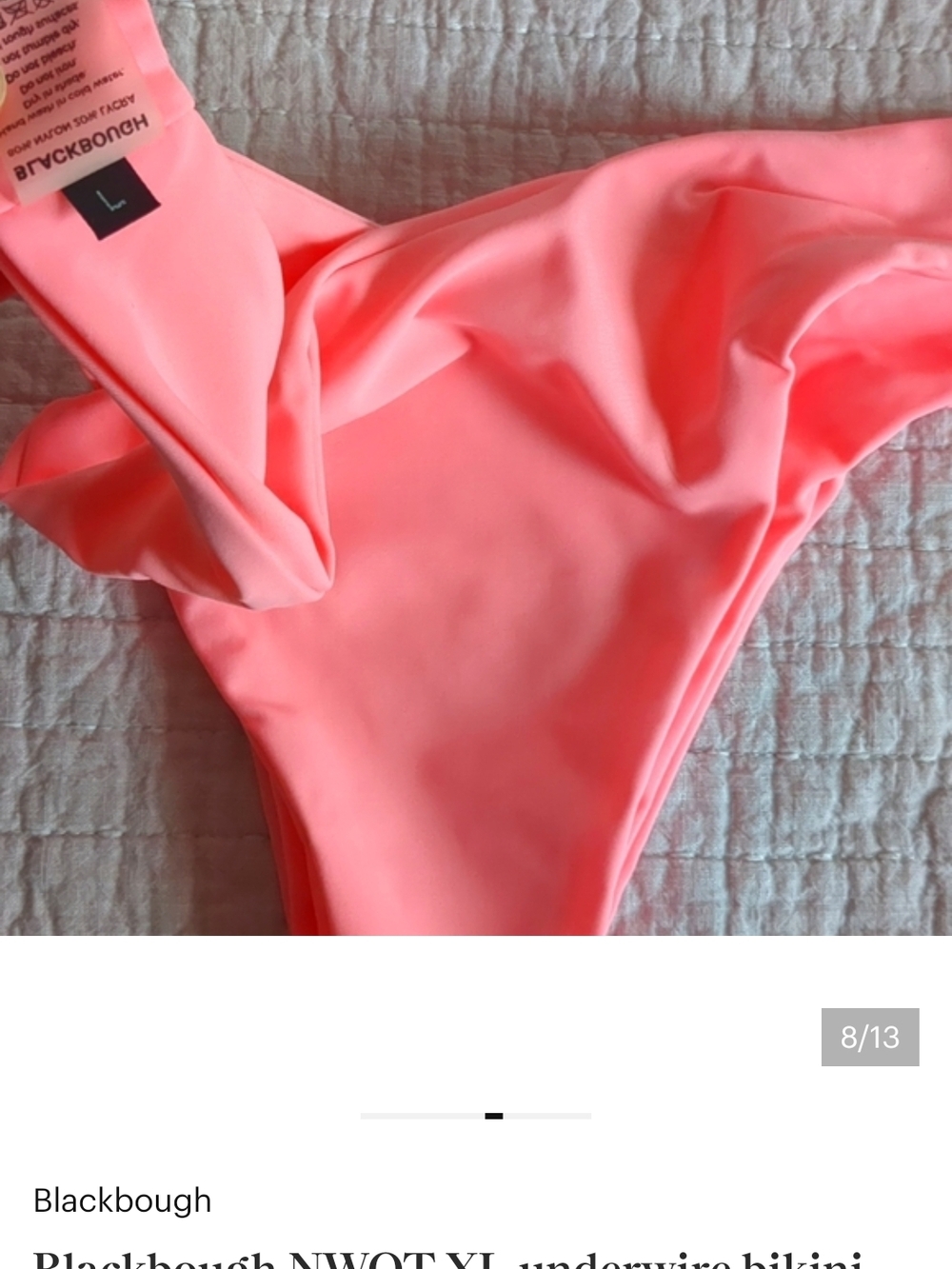 Blackbough Neon Pink L Bikini Bottom